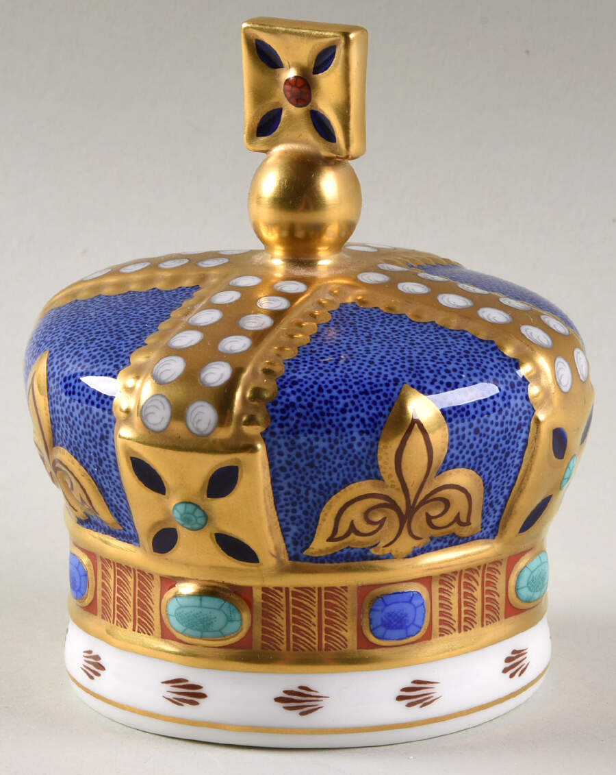 Imari Paperweight Collection Crown  - Boxed by Royal Crown Derby-1