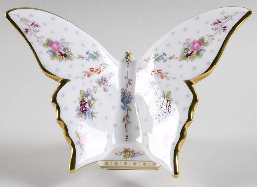 Imari Paperweight Collection Royal Antoinette Butterfly - Boxed by Royal Crown Derby-1