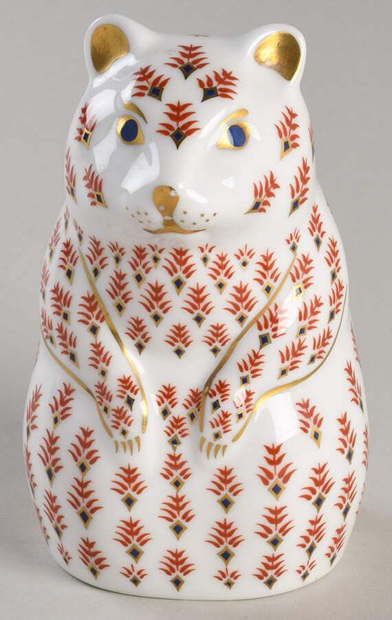 Imari Paperweight Collection Hamster-No Stopper - No Box by Royal Crown Derby-1