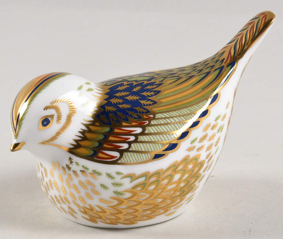 Imari Paperweight Collection Firecrest-No Stopper - No Box by Royal Crown Derby-1