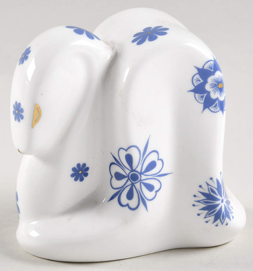 Imari Paperweight Collection Imari Blue Snake-No Stopper - No Box by Royal Crown Derby-1