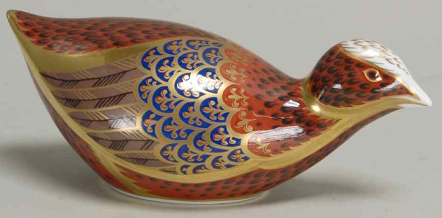 Imari Paperweight Collection Coot - Boxed by Royal Crown Derby-1