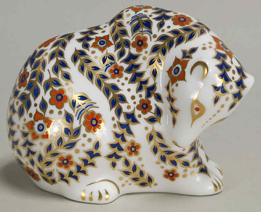 Imari Paperweight Collection Russian Bear - Boxed by Royal Crown Derby-1