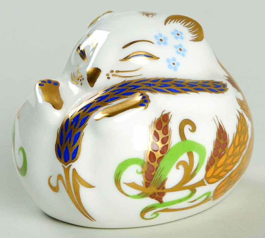 Imari Paperweight Collection Dormouse - Boxed by Royal Crown Derby-1