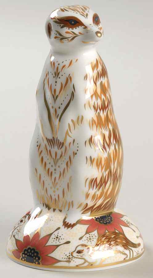 Imari Paperweight Collection Meerkat - Boxed by Royal Crown Derby-1