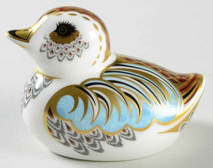 Imari Paperweight Collection Collectors Guild Duckling - No Box by Royal Crown Derby-1