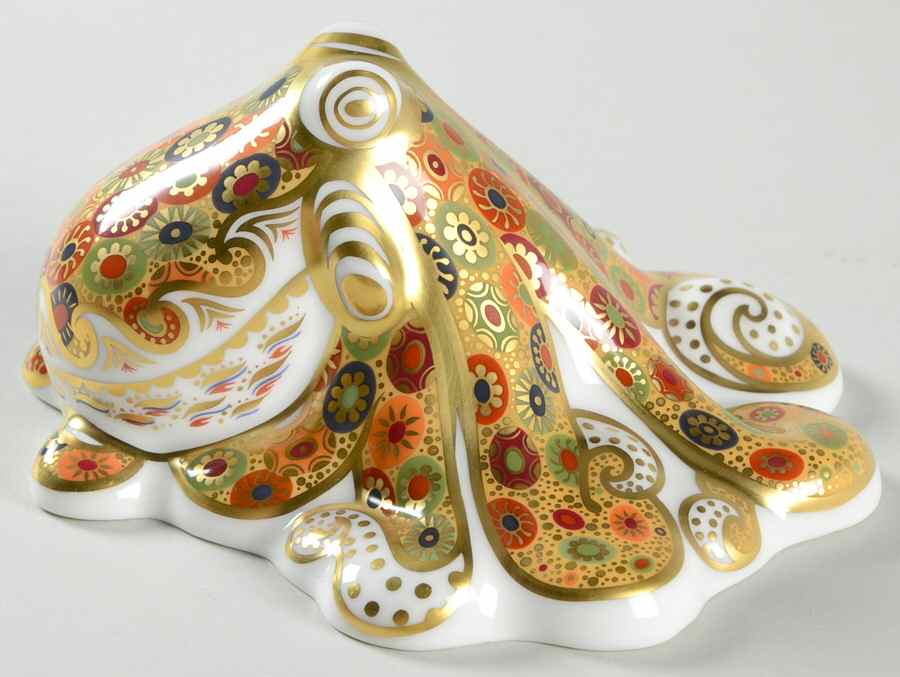 Imari Paperweight Collection Octopus - No Box by Royal Crown Derby-1
