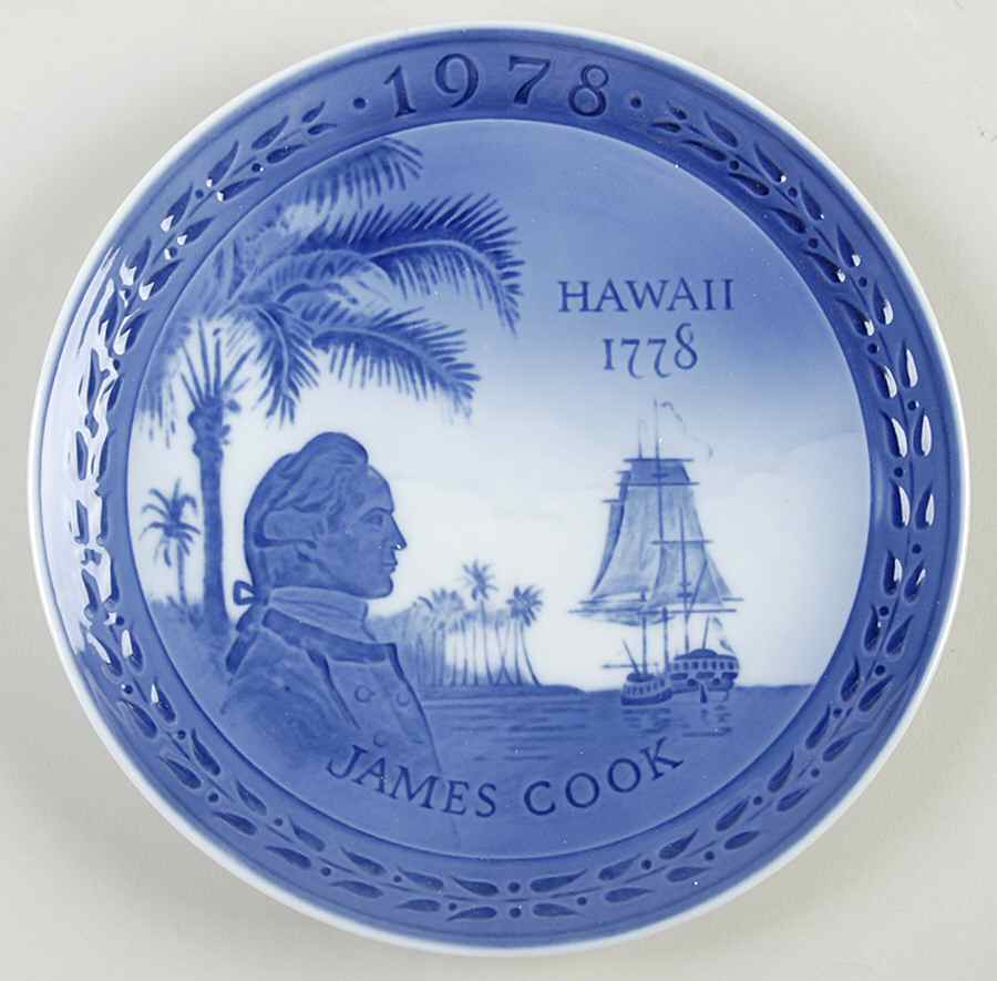 Bicentennial Plate Captain James Cook - Boxed by Royal Copenhagen-1