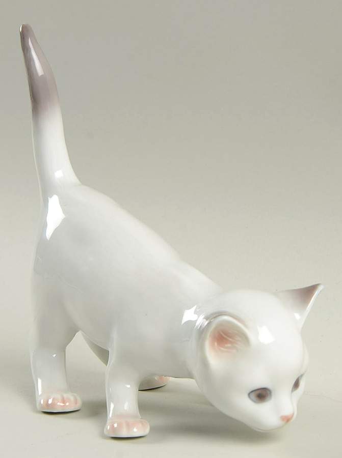 Cats Kitten Tail Up - No Box by Royal Copenhagen-1