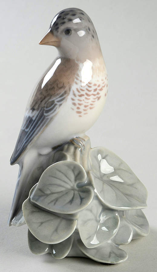 Birds Pied Flycatcher - No Box by Royal Copenhagen-1