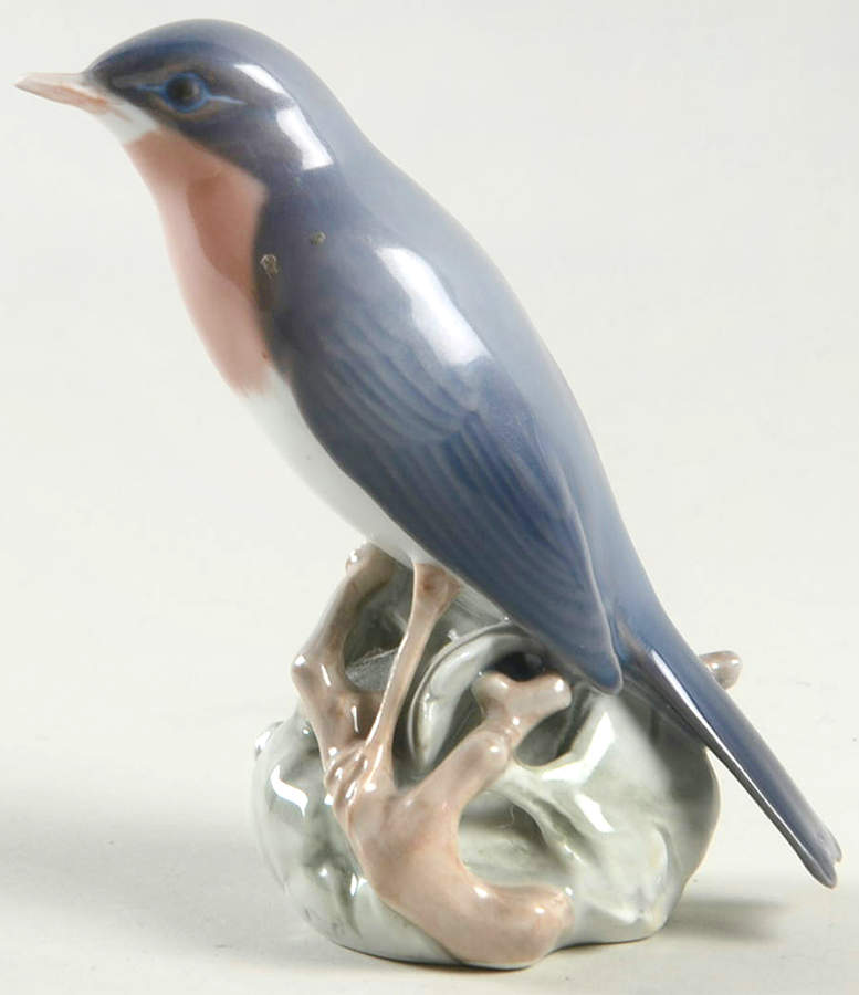 Birds Robin - No Box by Royal Copenhagen-1