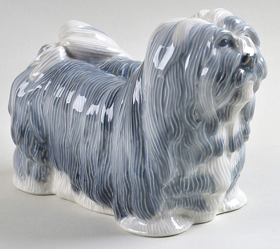 Dogs Lhasa Apso Dog - No Box by Royal Copenhagen-1