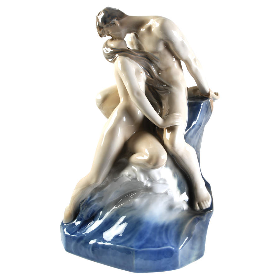 Couples Wave And Rock - No Box by Royal Copenhagen-1