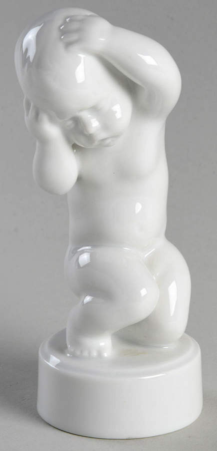 Children Headache-White - No Box by Royal Copenhagen-1