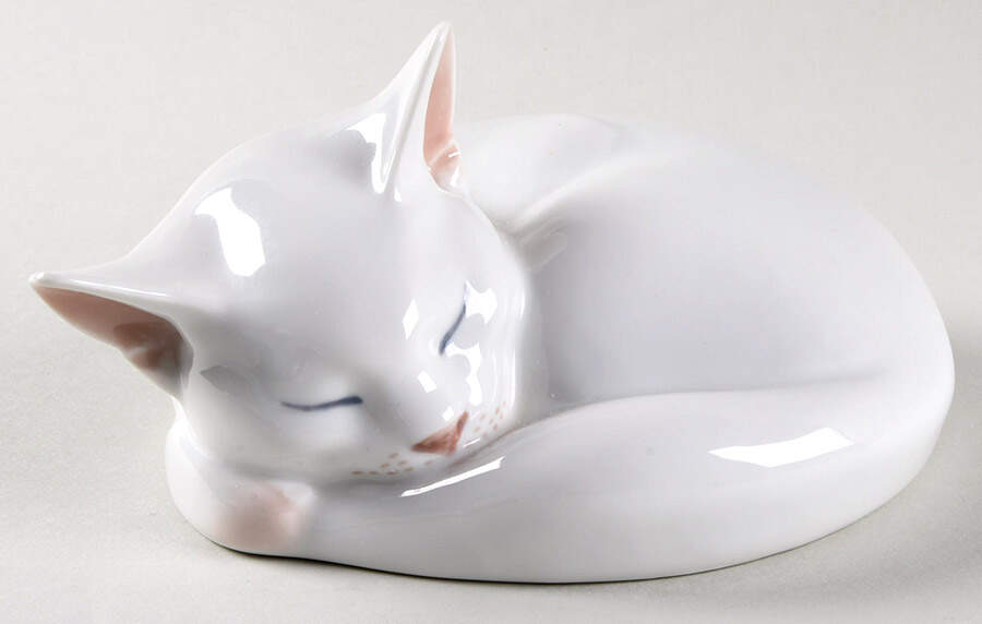 Cats Cat-White - No Box by Royal Copenhagen-1