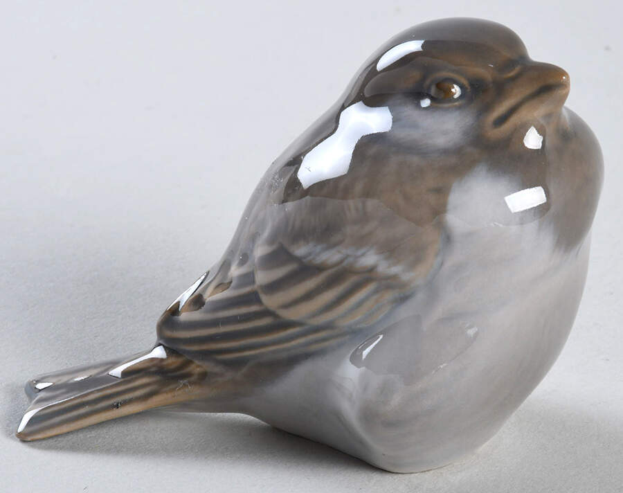 Birds Sparrow - No Box by Royal Copenhagen-1