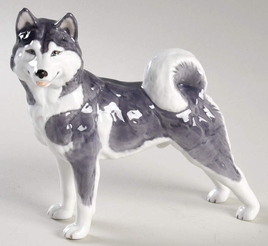 Dogs Siberian Husky - No Box by Royal Copenhagen-1