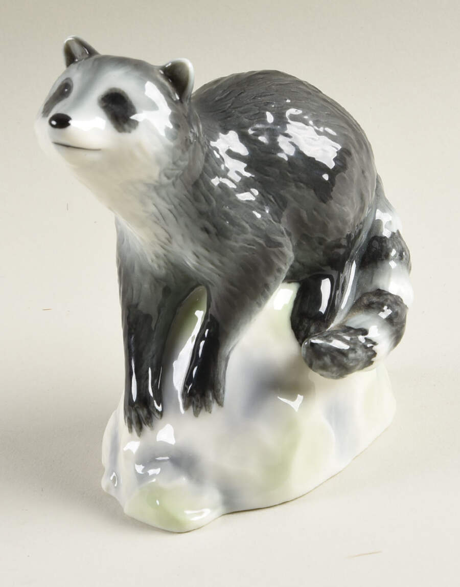 Animals-Other Racoon On Rock - No Box by Royal Copenhagen-1