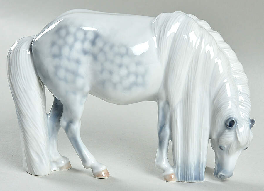 Animals-Farm and Domestic Shetland Pony - No Box by Royal Copenhagen-1