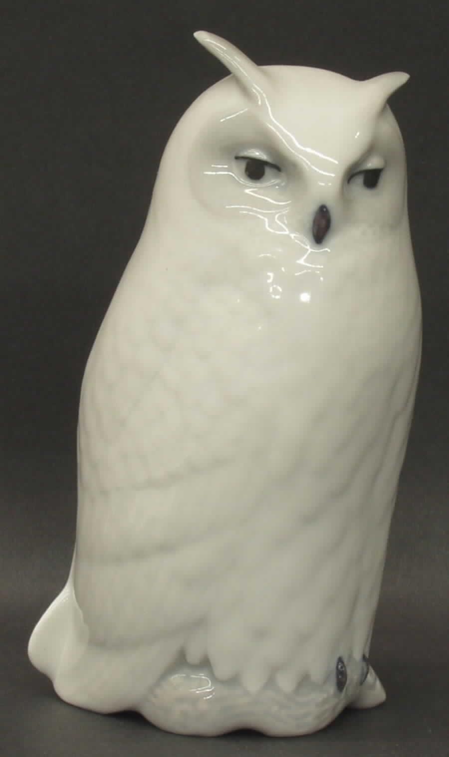 Birds Owl-White - No Box by Royal Copenhagen-1