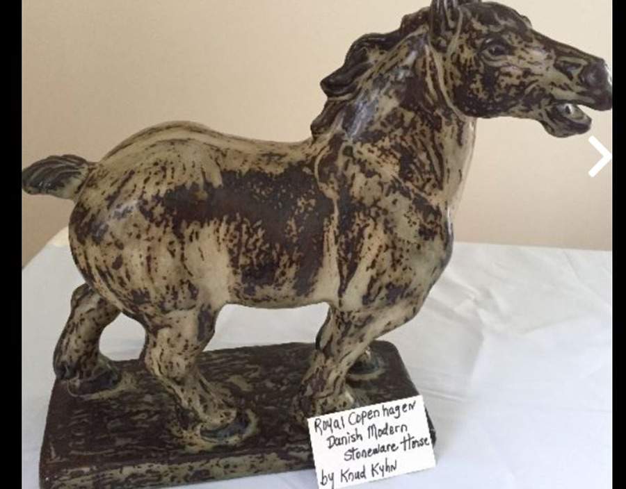 Stoneware Horse - No Box by Royal Copenhagen-1