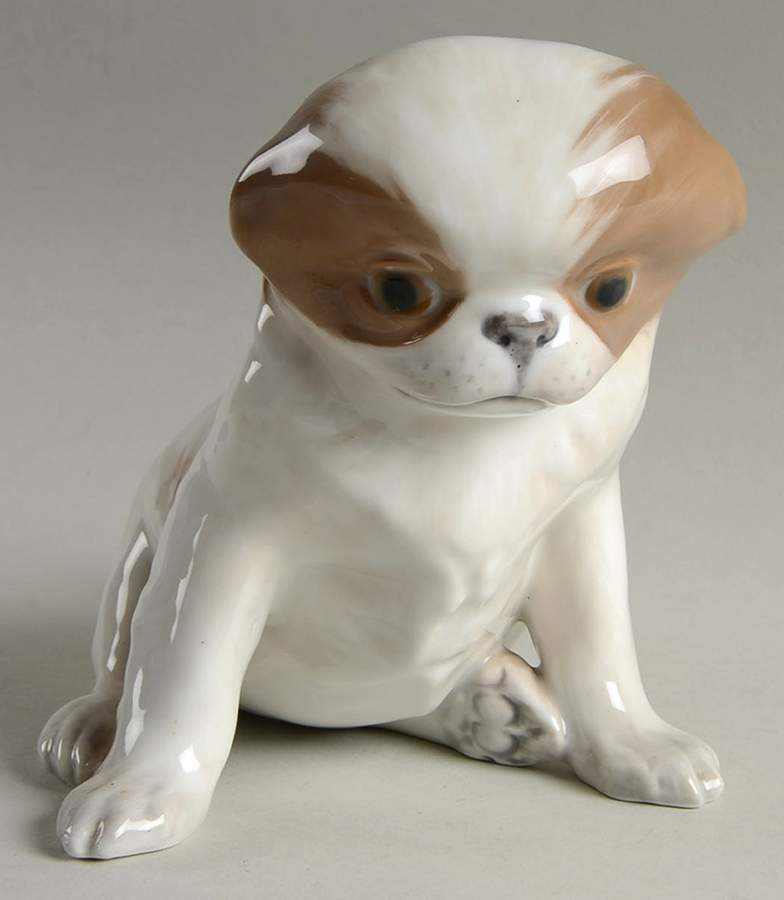 Dogs Pekingese Puppy - No Box by Royal Copenhagen-1