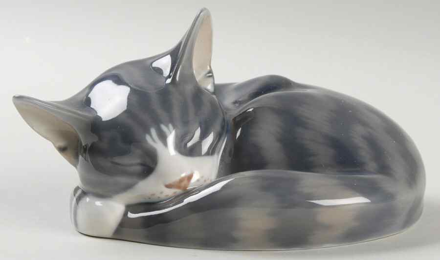 Cats Cat-Tabby - No Box by Royal Copenhagen-1