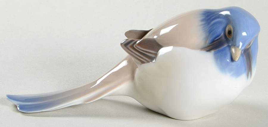 Birds Titmouse-Pessimist - No Box by Royal Copenhagen-1