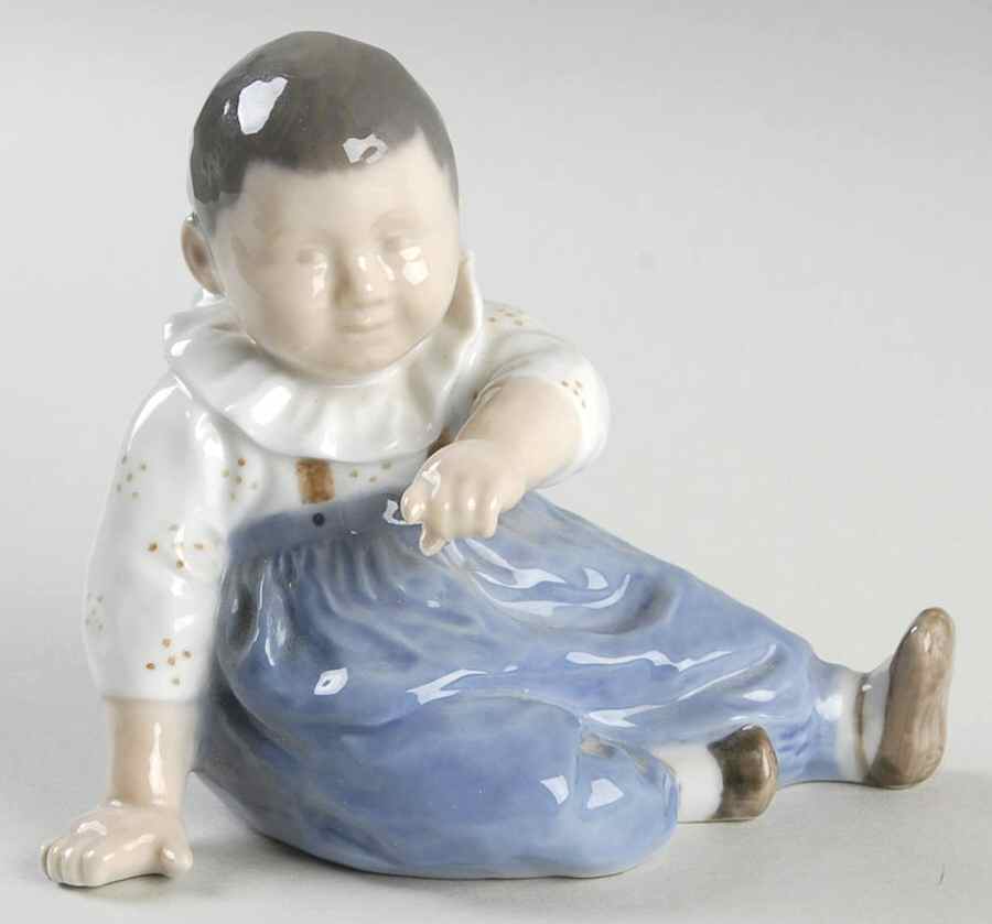Children Child Sitting - No Box by Royal Copenhagen-1