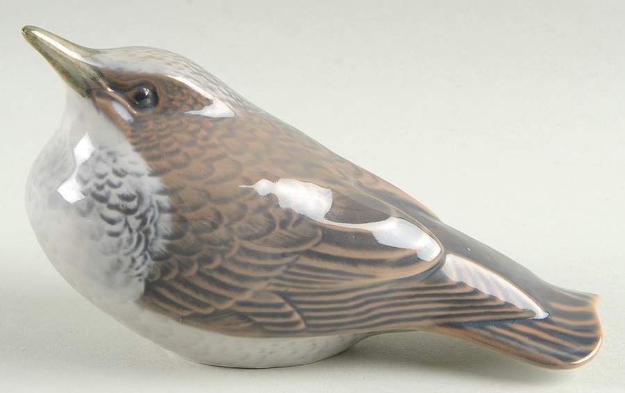 Birds Starling Fledgling - No Box by Royal Copenhagen-1