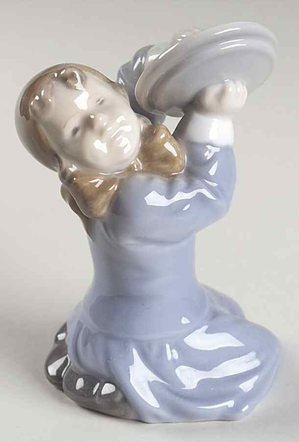 Children Girl Wiith Pot-Cover - No Box by Royal Copenhagen-1