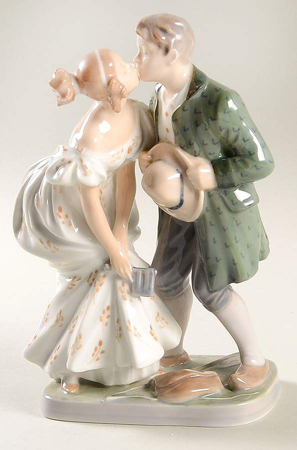 Couples Princess & Swineherd-Overglaze - No Box by Royal Copenhagen-1