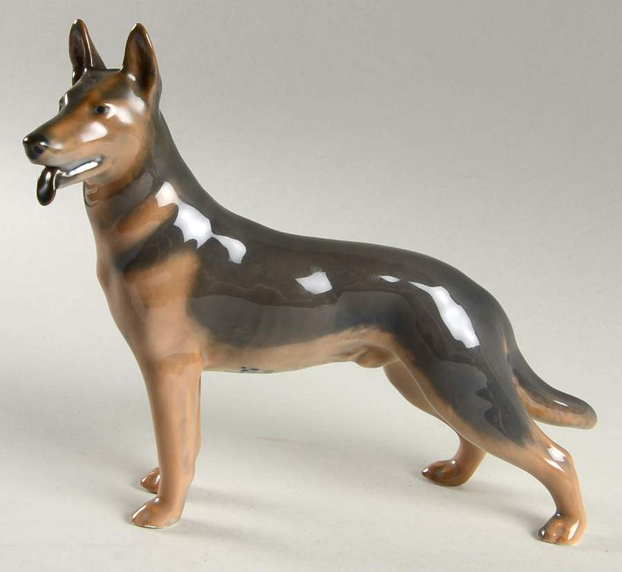 Dogs German Shepherd - No Box by Royal Copenhagen-1