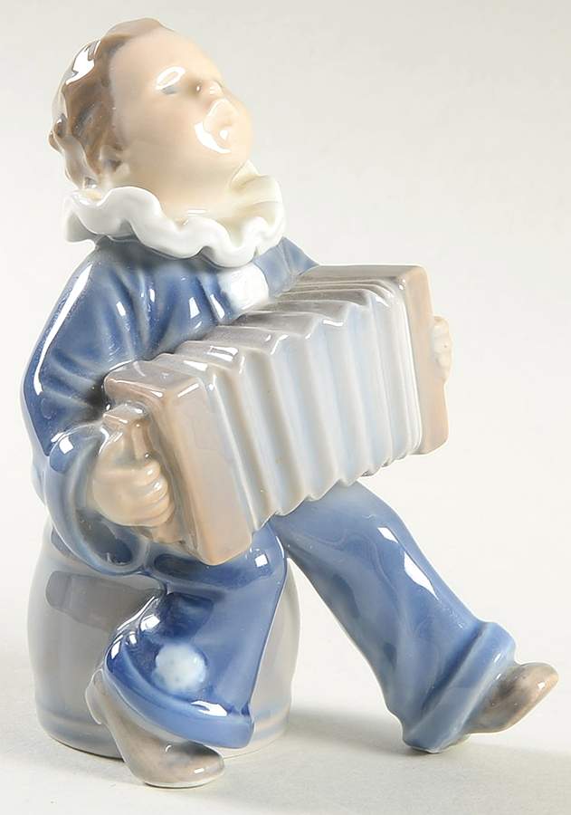 Children Child With Accordian - No Box by Royal Copenhagen-1