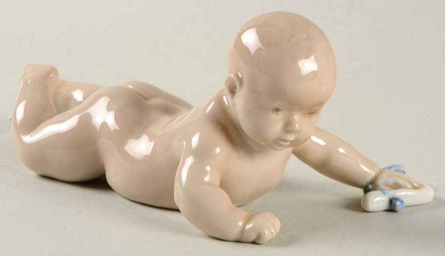 Children Child Crawling - No Box by Royal Copenhagen-1