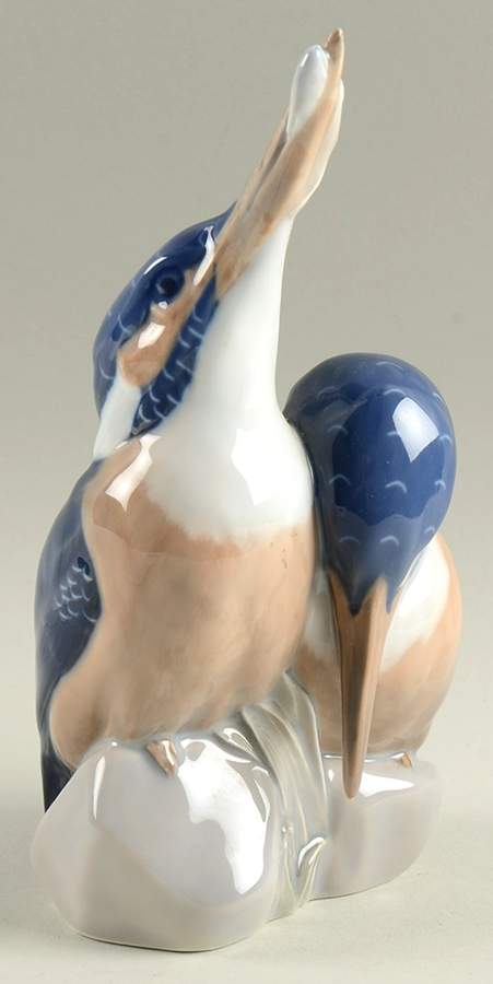 Birds Kingfishers - No Box by Royal Copenhagen-1