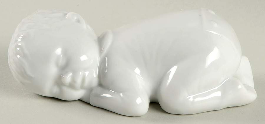 Children Baby Sleeping-White - No Box by Royal Copenhagen-1