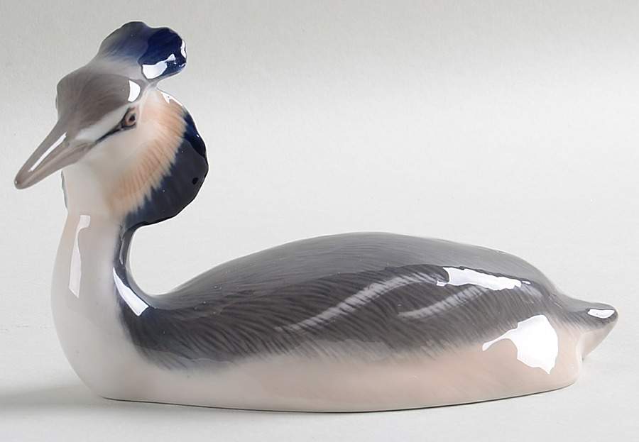 Birds Grebe - No Box by Royal Copenhagen-1