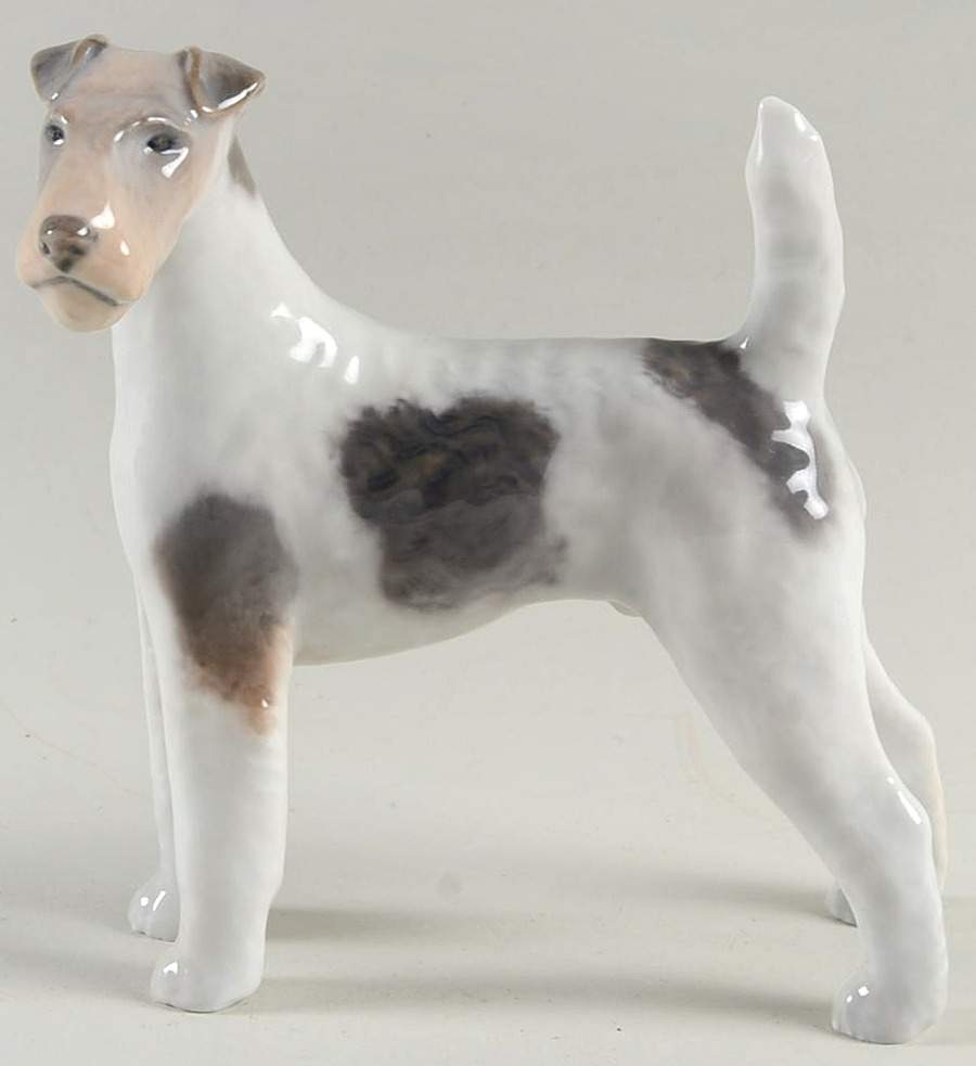 Dogs Wirehaired Terrier - No Box 108 by Royal Copenhagen-1