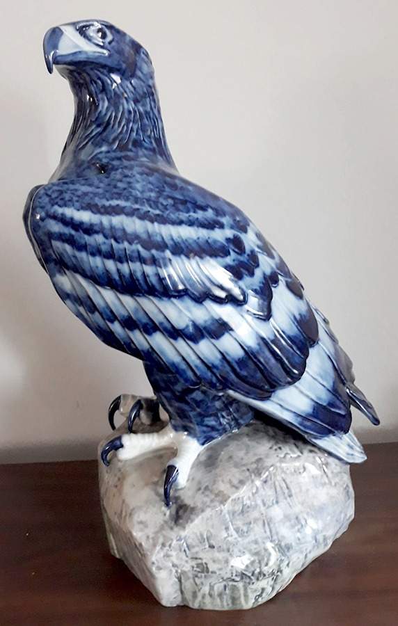 Birds Golden Eagle-Blue - No Box by Royal Copenhagen-1