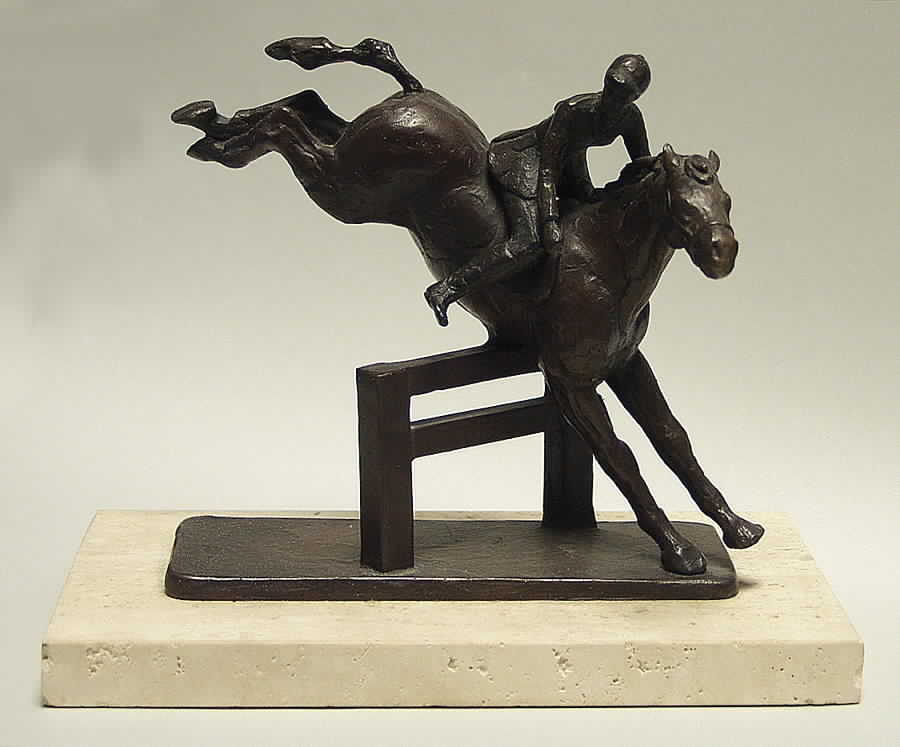 Royal Copenhagen Figurine-Bronze Horse And Rider - No Box by Royal Copenhagen-1