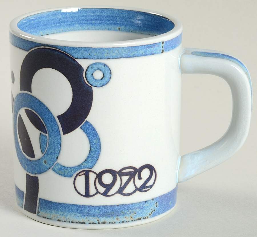 Annual Mug-Small 1972 By Bodil Buch - No Box by Royal Copenhagen-1