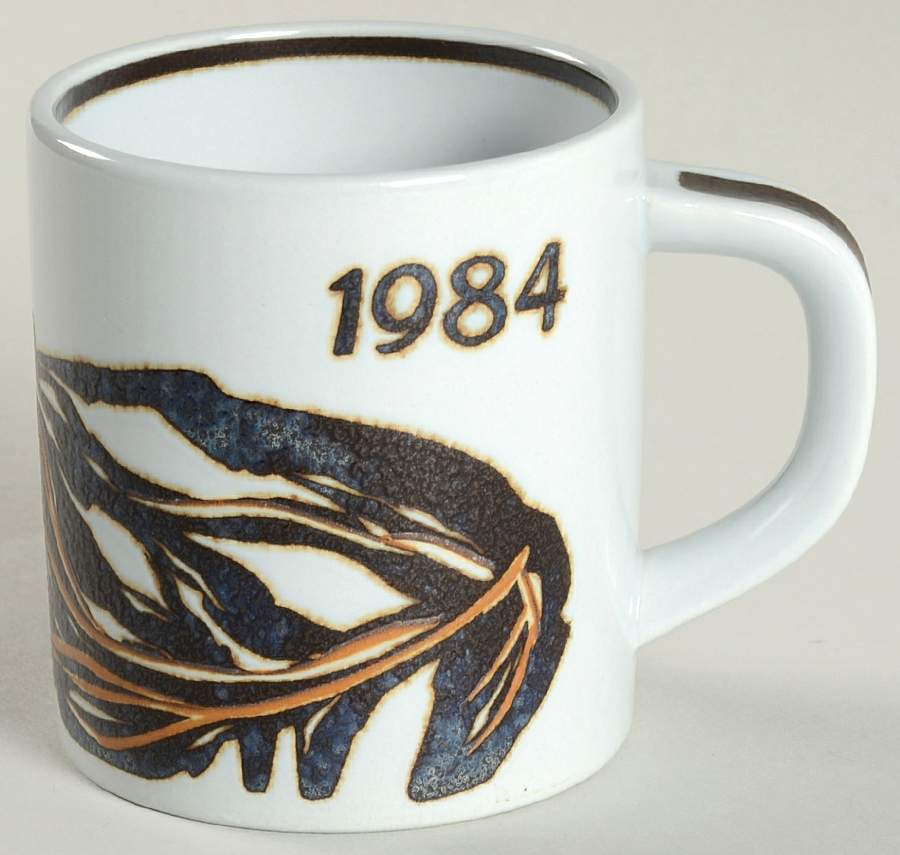 Annual Mug-Small 1984 By Ivan Weiss - No Box by Royal Copenhagen-1
