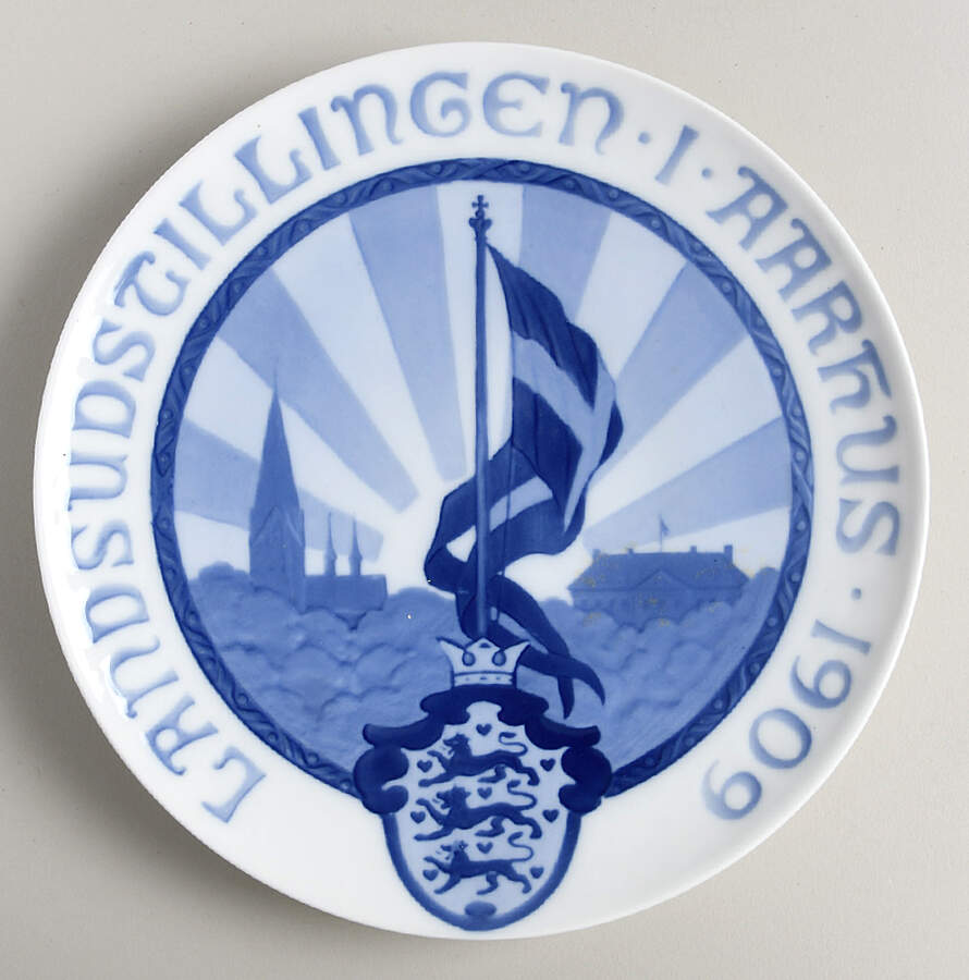 Single Release Commemorative Plates National Exhibition In Aarhus - No Box by Royal Copenhagen-1