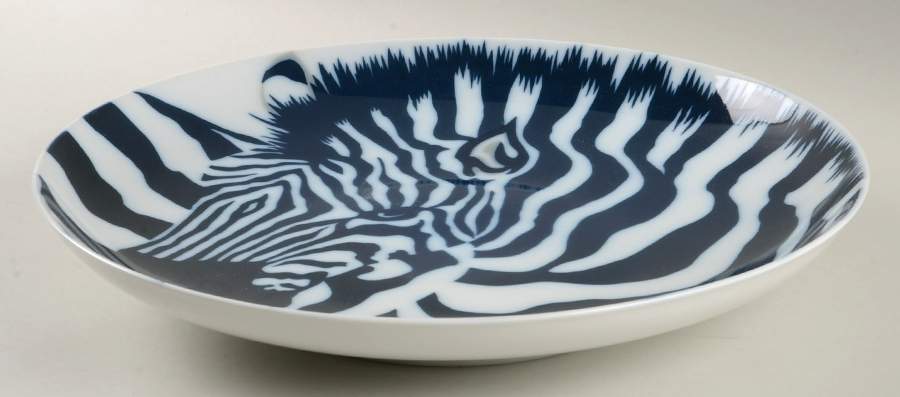 Single Release Commemorative Plates Zebra-Artist Series - No Box by Royal Copenhagen-1
