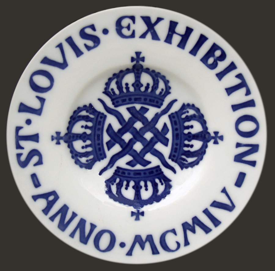 Single Release Commemorative Plates St Louis Exhibition 1903 - No Box by Royal Copenhagen-1