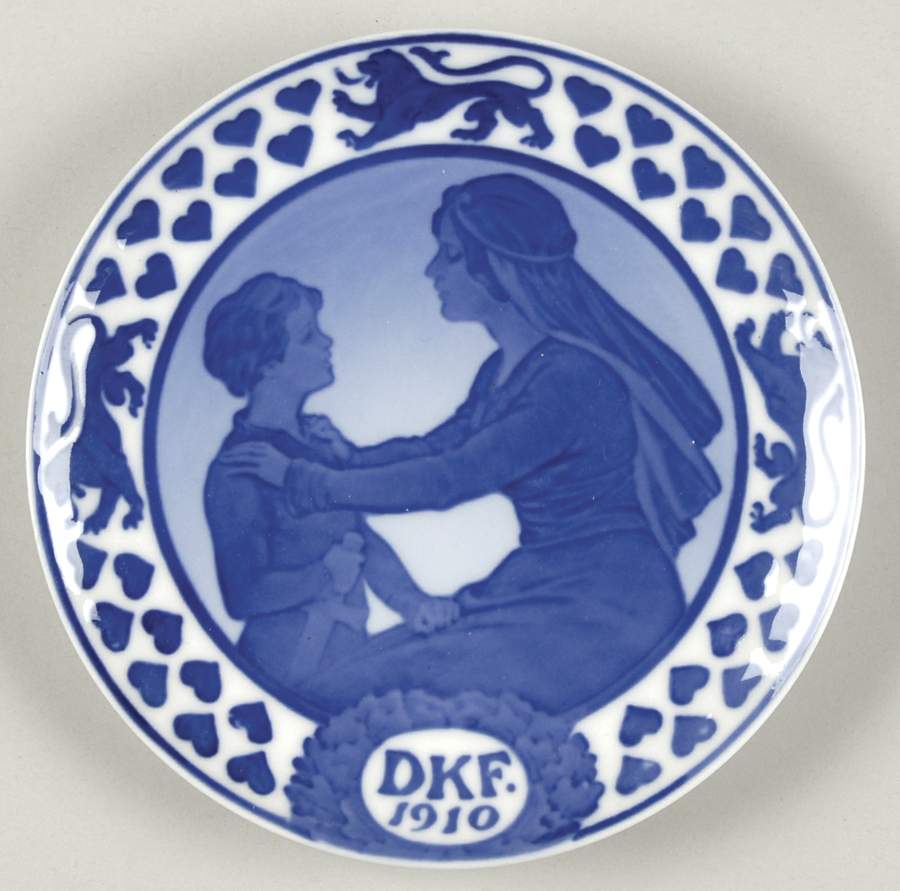 Single Release Commemorative Plates Danish Women's Association - No Box by Royal Copenhagen-1
