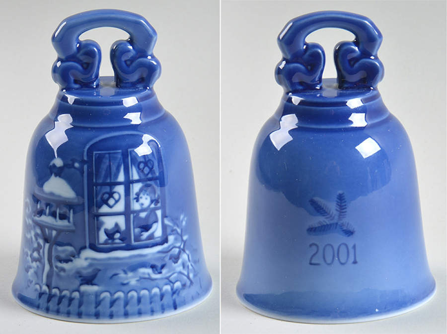 Christmas Bell Watching The Birds - No Box by Royal Copenhagen-1