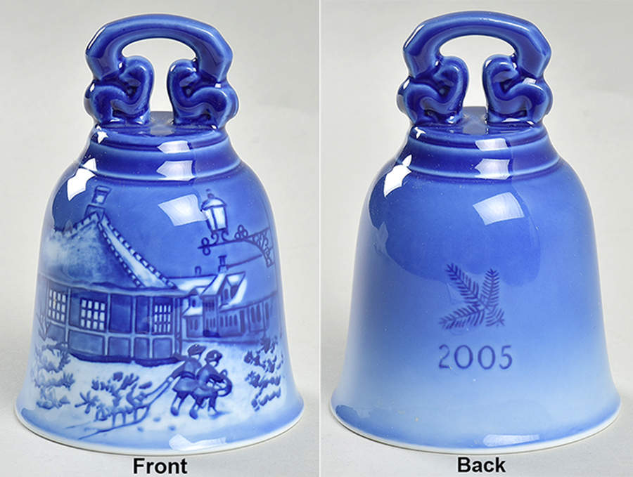 Christmas Bell Hans Christian Andersen's House - Boxed by Royal Copenhagen-1