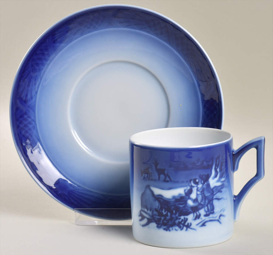 Christmas Cup & Saucer Winter In The Forest - Boxed by Royal Copenhagen-1